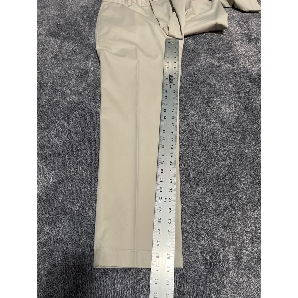 Brooks Brothers 346 Advantage Chino Clark Fit Khaki Tan Pants Mens 33x30 Cotton - Picture 5 of 9